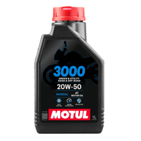 ACEITE 3000 4T 20W50 MINERAL 1L MOTUL