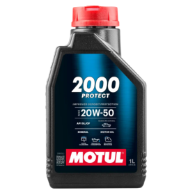 ACEITE 2000 20W50 (MINERAL) MULTIGRADE 1L MOTUL